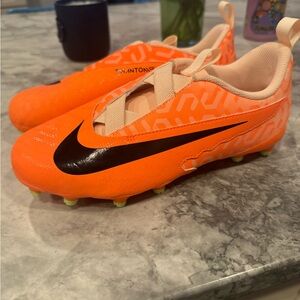 Brand new Nike Bright Orange Phantom Soccer Cleats